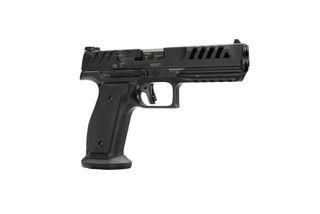 Full-size optic ready pistol with steel frame and 5-inch barrel.